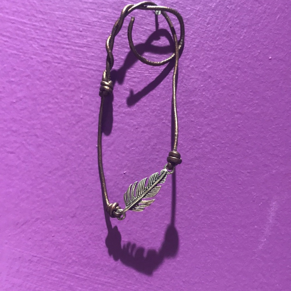 Simple leather bracelet